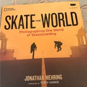 National Geographic Skate the World Book - Orange and Black